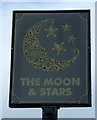 Sign for the Moon and Stars public house, Bulwell