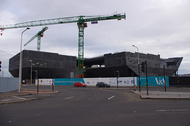 V&A Dundee under construction