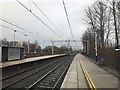 SJ8762 : Looking north-east at Congleton railway station by Jonathan Hutchins