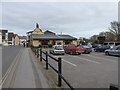 Car park for the Smugglers inn, Milford on Sea
