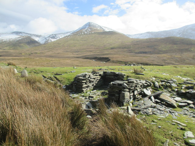 View from the base of Gyrn Wigau in Dyffryn Afon Caseg