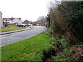 Brookside view of Mynydd Maen Road, West Pontnewydd, Cwmbran