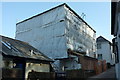 House under scaffolding, Kingswear