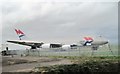 Kemble airport - old airliner for scrapping