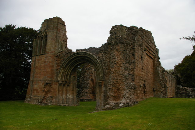 Lilleshall Abbey, west front