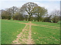 TL1525 : Footpath north of Stopsley Holes Farm, Kings Walden by Humphrey Bolton