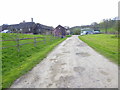 Bridleway approaches Mill Place Farm