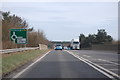 A64 crosses the railway at Seamer