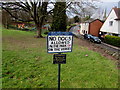 Deanhill Park notices, Ross-on-Wye