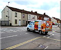 Barry the Baker van in Bath Road, Bridgwater