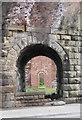 Railway viaduct over Thornes Lane in Wakefield