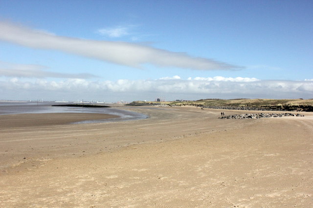 The beach at Leasowe Bay © Jeff Buck :: Geograph Britain and Ireland