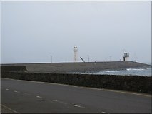 J5980 : The seaward side of the South Pier at Donaghadee Harbour by Eric Jones