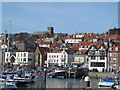 View across Scarborough old harbour