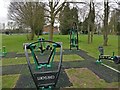 SK5601 : Outdoor gym equipment on the Aylestone Playing Fields by Mat Fascione