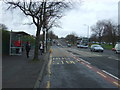 Bus stop and shelter on Cumbernauld Road, Riddrie