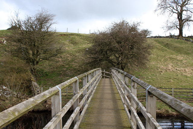 Footbridge over The River Greta