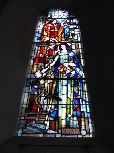 St Mary Magdalene, Cowden: stained glass window (b)