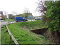 Dry drainage channel, Riverside Close, Bridgwater