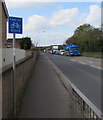 End of cycle route sign, Western Way, Bridgwater