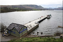 NY4624 : An Ullswater steamer docks at the Pooley Bridge pier by Des Colhoun