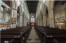 TA1767 : Interior, Bridlington Priory by J.Hannan-Briggs