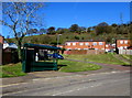 Monnow Court bus stop and shelter, Thornhill, Cwmbran