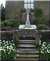 War memorial in front of Banton Parish Church