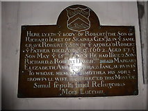 TQ4446 : SS Peter & Paul, Edenbridge: memorial (8) by Basher Eyre
