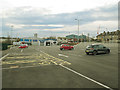 SE1628 : Low Moor station: car park by Stephen Craven