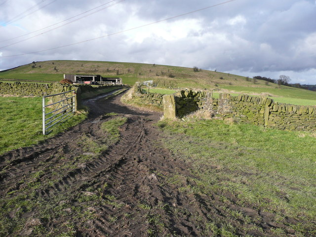 Stile And Gate On Halifax FP408 At High... © Humphrey Bolton Cc-by-sa/2 ...