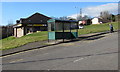 ST2796 : Hafren Road bus stop and shelter, Thornhill, Cwmbran by Jaggery