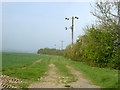 Farm track near Boyton Hall