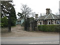 Lodge at the entrance to Millhills