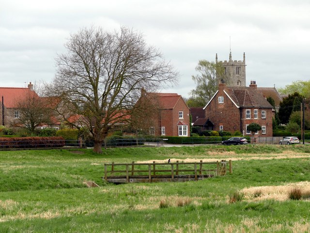 Footbridge in the village green