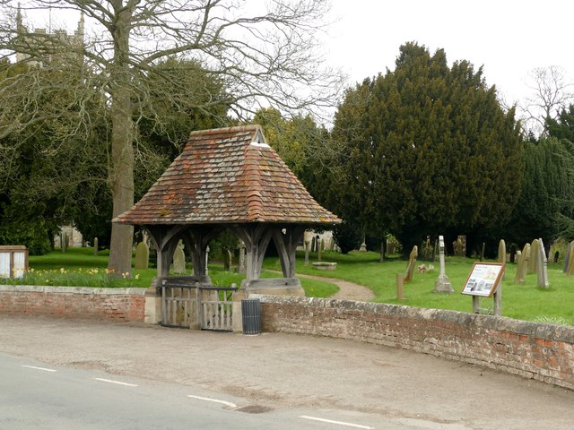 Lych gate at St Helen's Church