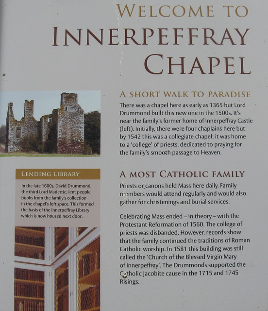 Welcome to Innerpeffray Chapel