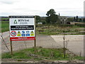 Timber holding facility entrance