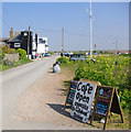 Rye Harbour: the end of Harbour Road