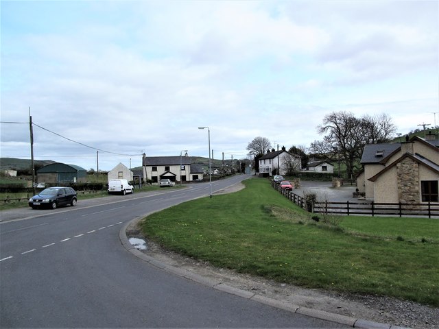 The junction of the B8 and the A25 at The Square near Kilcoo