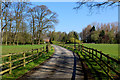 Driveway leading to Skelton Hall Farm