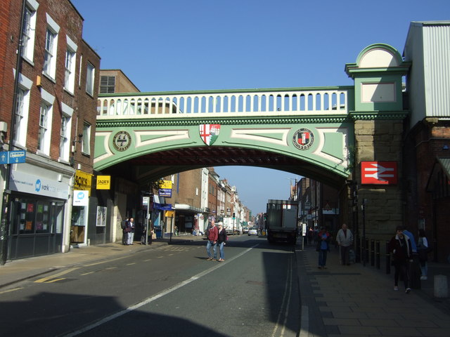 Railway bridge over Foregate Street, Worcester