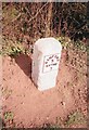 Old Milestone by the A20, Hyde Road, Smeeth