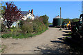 Track running through Stockheld Grange Farm