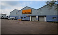 ST3037 : Goods inward side of Halfords, Bridgwater by Jaggery