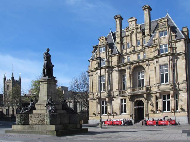 The Stephenson Memorial and the Union Rooms, Westgate Road, NE1