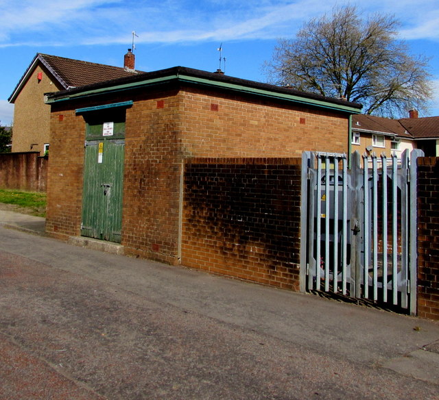 Two Western Power Distribution electricity substations, Llanyravon, Cwmbran
