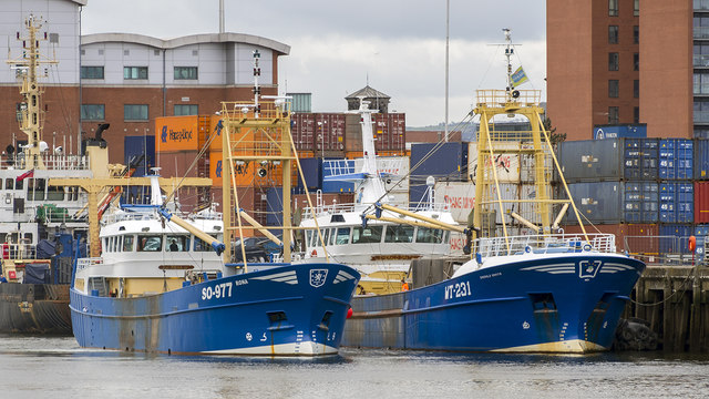 Mussel dredgers, Belfast