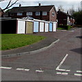 Pembroke Place lockup garages, Llanyravon, Cwmbran