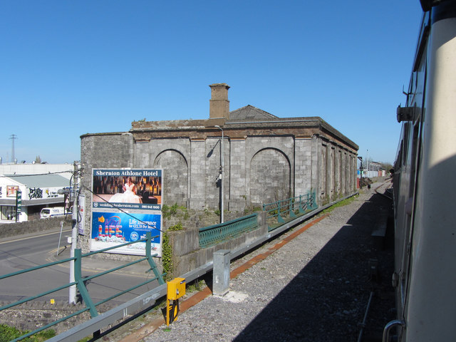Shed at the former Athlone Midland station